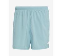 Pantaloni corti adidas Own The Run 5 inch azzurro chiaro bianco - S