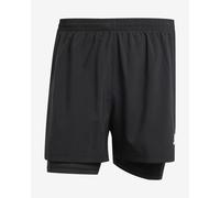 ADIDAS PERFORMANCE Pantaloni sportivi 'Own the Run' nero / bianco, Taglia S