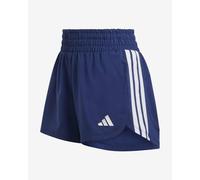 adidas Femme Pacer Workout Woven High Rise Shorts, Dark Blue/White, XL 5 inch