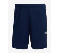 Pantaloni corti adidas Train Essentials Pique Training 3 strisce blu marino bianco - XS