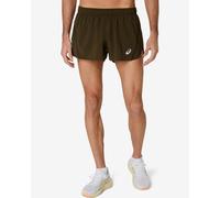 Pantaloni corti ASICS Core Split marrone terra - L