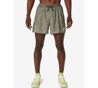 Pantaloni corti ASICS Fujitrail All Over Print 5In verde oliva - XL