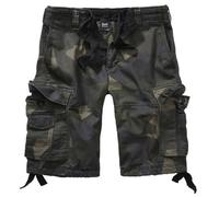Pantaloni Corti Bermuda Vintage Brandit M90 Darkcamo Cargo Cotone Uomo Tg M