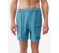 Pantaloni corti Born Living Yoga Tambo Performance blu - S