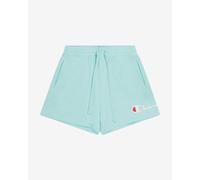 Pantaloni corti Champion Legacy Icons Big Logo blu acqua chiaro donna - XL