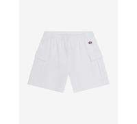 Pantaloni corti Champion Legacy Icons Cargo bianco donna - L