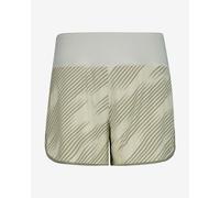 Pantaloni corti CMP Unlimitech Running Striped verde beige donna - S