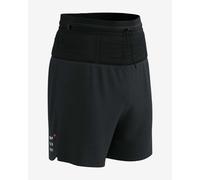 Pantaloni corti Compressport Trail Racing Overshort nero - XL
