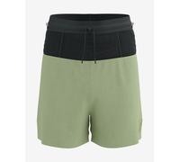 Pantaloncini da corsa da uomo compressport green