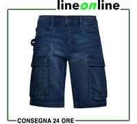 Pantaloni corti da lavoro in jeans Diadora Bermuda Stone Cargo Light elastici...