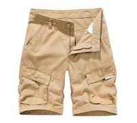 Pantaloni Corti da Uomo - Pantaloncini Lavoro Uomo Pantaloni da Uomo Pantaloncini Cargo Casual e Comodi Pantaloncini Casual a Cinque Punti alla Moda da Esterno