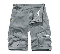 Pantaloni Corti da Uomo - Pantaloncini Lavoro Uomo Pantaloni da Uomo Pantaloncini Cargo Casual e Comodi Pantaloncini Casual a Cinque Punti alla Moda da Esterno