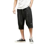 Pantaloni corti da uomo, pantaloni cargo da uomo, pantaloni cargo a 3/4, leggeri, pantaloni da lavoro, da uomo, pantaloni corti da jogging, estivi, pantaloncini cargo da uomo, bermuda estivi Xl-5Xl,