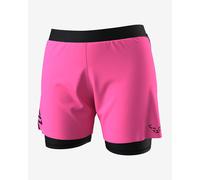 Dynafit Alpine Pro 2/1 W - pantaloni trail running - donna Dark Pink/Black S