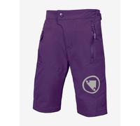 Pantaloni corti Endura MT500 senza fondello lilla bambini - L