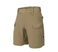 Helikon-Tex - Pantaloncini tattici da uomo, Uomo, Khaki Outdoor Style 21,6 cm, 38W x 8.5L