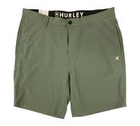 Pantaloni Corti Ibridi Da Uomo Hurley, Verde Anatra, Taglia 38