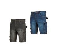 Pantaloni corti jeans da lavoro U-Power Salt multitasche
