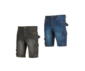 Pantaloni corti jeans da lavoro U-Power Salt multitasche