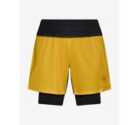 Pantaloni corti La Sportiva Ultra Distance giallo nero - XL