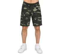 Pantaloni Corti Leggeri Da Uomo Cargo Combat Multi Tasche Con Vita Elasticizzata