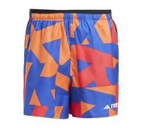 Pantaloni corti leggeri stampati adidas Terrex Multi Bleu L 5"