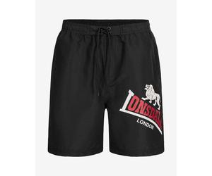 Pantaloni corti Lonsdale Atlow nero rosso bianco - XL