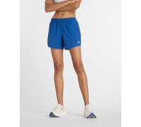 Pantaloni corti New Balance RC Short 5 inch blu elettrico donna - M