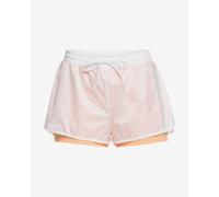 Pantaloni corti Roxy Heart Into It bianco arancio donna - XS