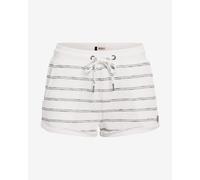 Pantaloni corti Roxy Perfect Wave Lines bianco grigio donna - XL