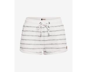 Pantaloni corti Roxy Perfect Wave Lines bianco grigio donna - XL