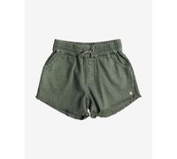 Pantaloni corti Roxy Scenic Route verde cachi bambina - 12