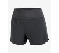 Pantaloni corti Salomon Sense Aero 2in1 Trail 4" neri donna - XS