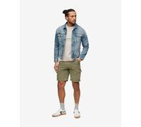Pantaloni corti Superdry Heavy Cargo verde cachi - 28