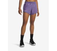 Pantaloni corti Under Armour Fly-By viola donna - M