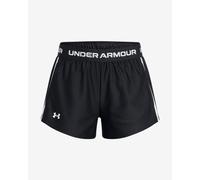 Pantaloni corti Under Armour Tech Play Up nero bianco bambina - S