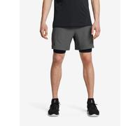 Pantaloni corti Under Armour Vanish Woven 2in1 grigio scuro - M