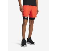 Pantaloni corti Under Armour Vanish Woven 6in arancione salmone - S