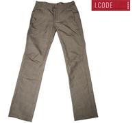 Pantaloni costume I.CODE by IKKS quadri marrone donna