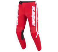 alpinestars Fluid Apex Pantaloni da cross Rosso/Bianco 30