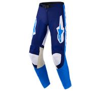 Alpinestars Pantaloni da motocross Racer Riway in tessuto bianco-blu Taglia 30 per maschi
