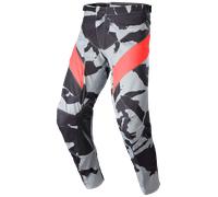 Alpinestars Racer Tactical 2023 Pantaloni Motocross, grigio-rosso, taglia 32