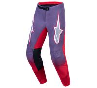 Pantaloni Cross Alpinestars Supertech Hiten AFD Graystone/Rosso Fluo/Lilla Chiaro40 Graystone,Rosso Fluo,Lilla Chiaro