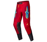 Pantaloni Cross Alpinestars Supertech Maker Rosso Vivo/Giallo Fluo28 Rosso Vivo,Giallo Fluo