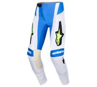 Alpinestars Techstar Knif Pantaloni da motocross, blu-giallo, taglia 30 per maschi