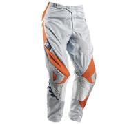 Pantaloni cross bambino Thor Phase Vented Doppler grigio arancio 22