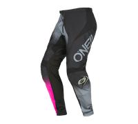 Pantaloni Cross Donna O'Neal Element Racewear Nero/Grigio/Rosa32 Nero,Grigio,Rosa