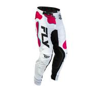Pantaloni Cross FLY Racing Lite Vibe Bianco/Rosa/Blu32 Bianco,Rosa,Blu