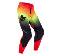 FOX 360 Revise Pantaloni Motocross, nero-rosso-giallo, taglia 34