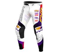 FXR Podium Gladiator Pantaloni da motocross, bianco/viola, Taglia 28